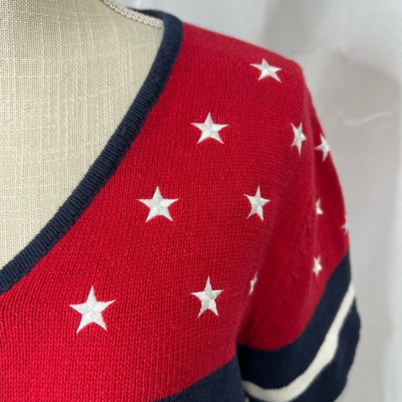 Vtg Norton Studio patriotic sweater - Picture 6 of 9